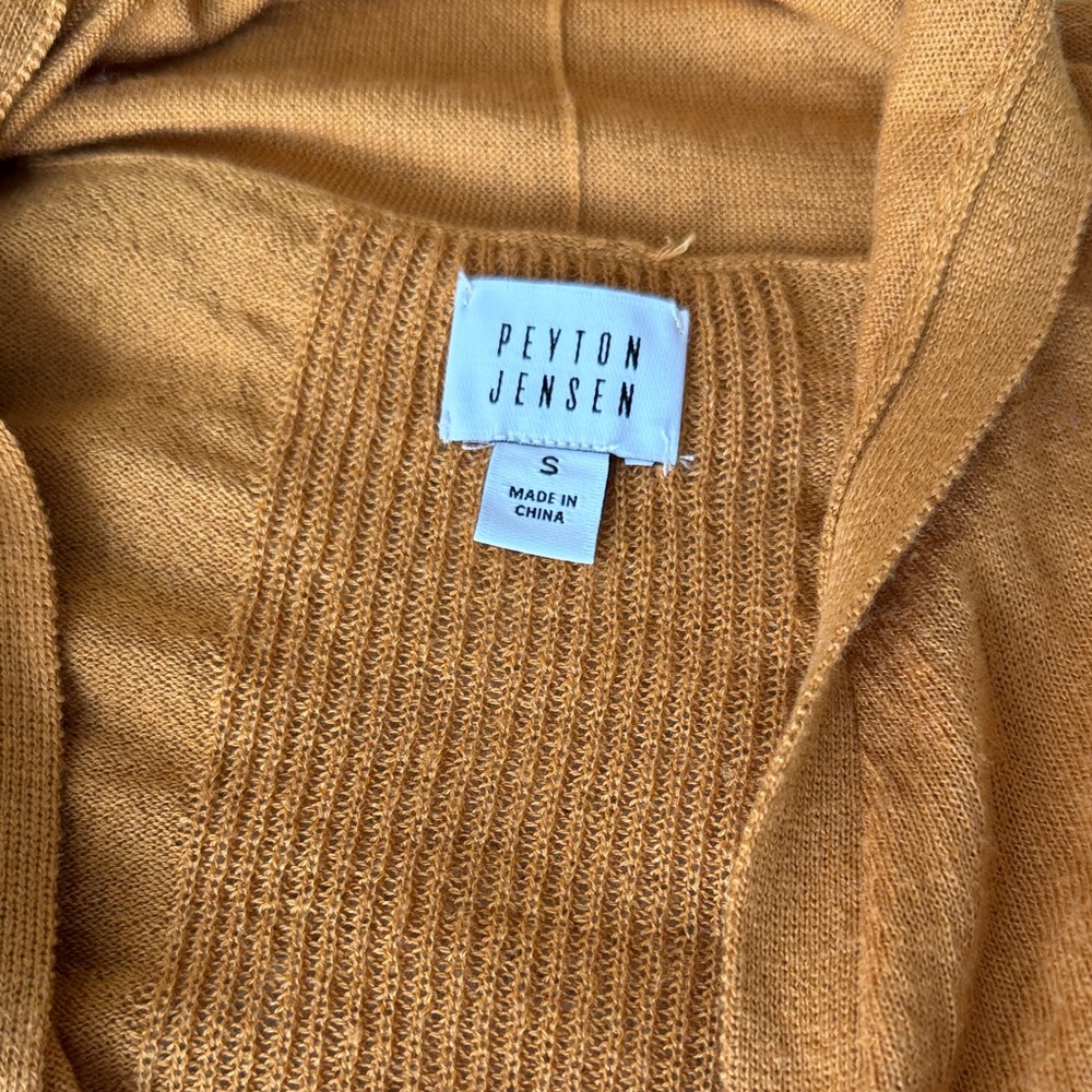 Cozy Amber Open Front Cardigan - Picture 2 of 7